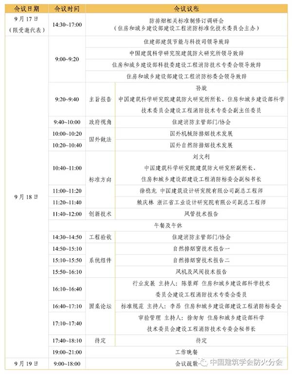 會議通知 | 第二屆建筑防火創(chuàng)新發(fā)展大會之防排煙行業(yè)促進會
